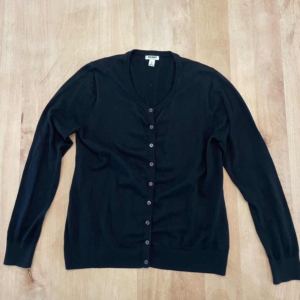 Old navy long sleeve black cardigan